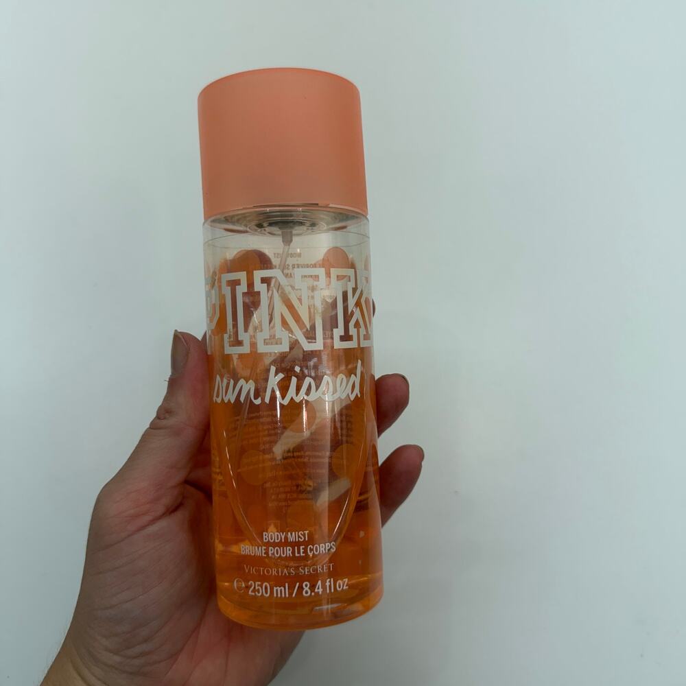 PINK Victoria's Secret Sunkissed Body Spray Over Half Full